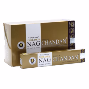 15 G Golden Nag - Chandan Røkelsepinner