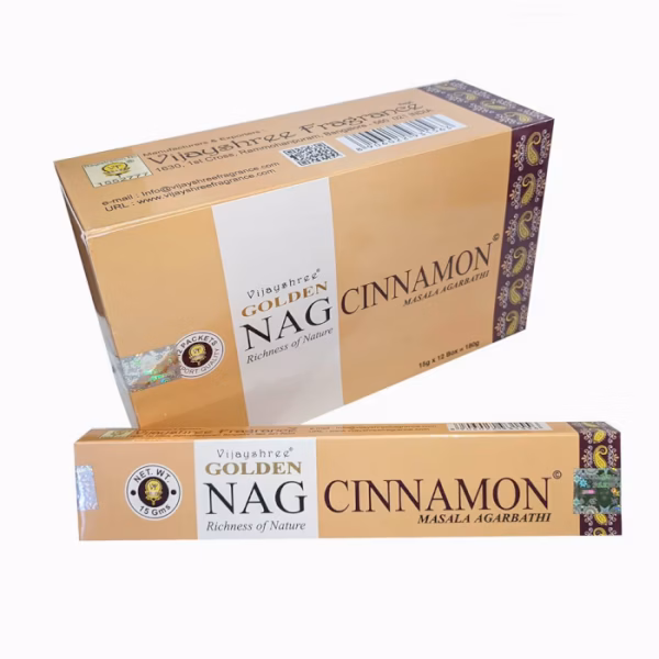 15 G Golden Nag Røkelse - Kanel