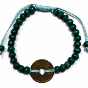 Lykkebringende Feng - Shui Armbånd - Grøn