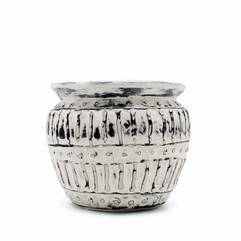 Greek-Clay-Plant-Pot-Cream-12cm