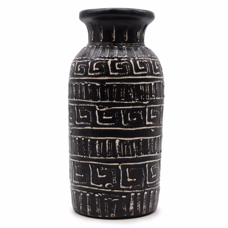 Greek-Straight-Vase-Chocolate