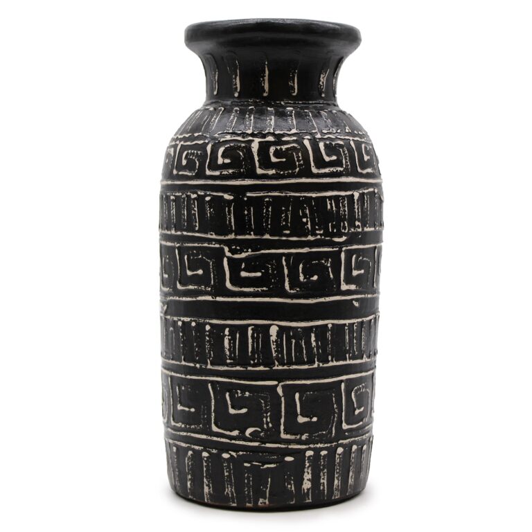 Greek-Straight-Vase-Chocolate