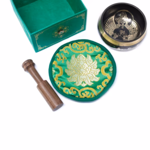 Green Tara Singing Bowl Set 10cm - Min - 380g