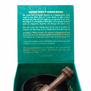 Green Tara Singing Bowl Set 10cm - Min - 380g
