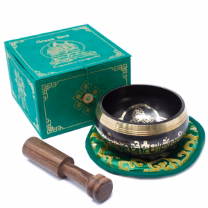 Green Tara Singing Bowl Set 10cm - Min - 380g