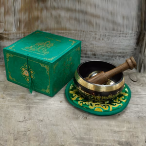 Green Tara Singing Bowl Set 10cm - Min - 380g