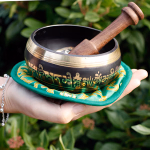 Green Tara Singing Bowl Set 10cm - Min - 380g