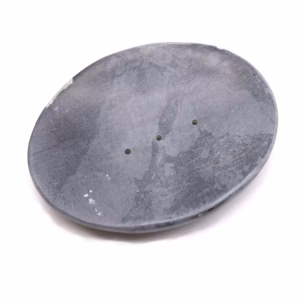 Grey Soapstone Soap Dish 10x12cm - Classic Oval