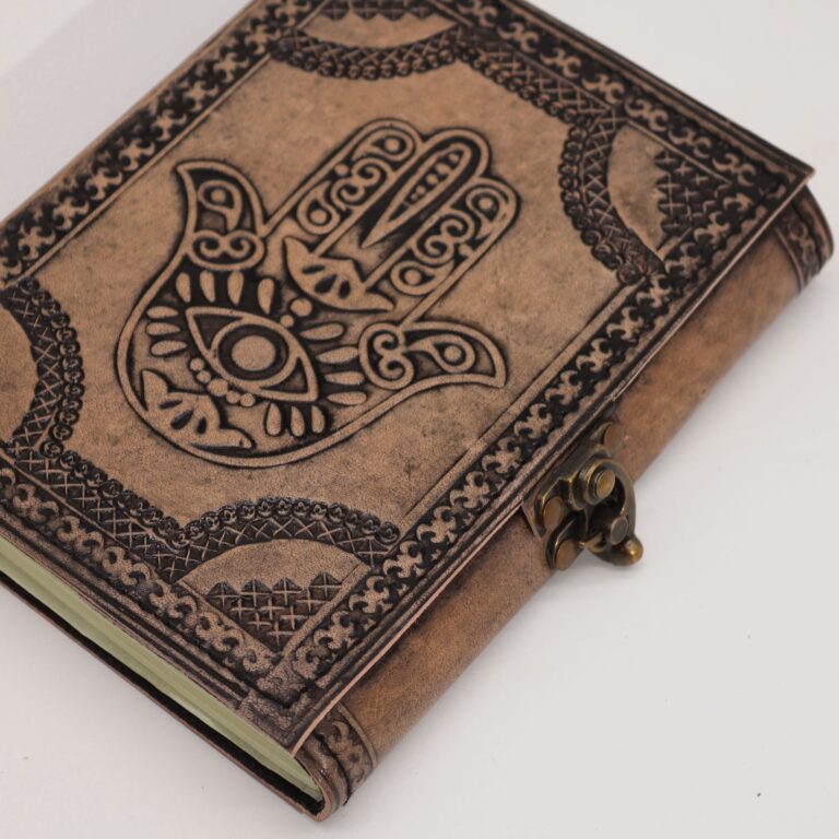 Hamsa-Esoteric-Notebook-Antique-Grey-200-pages-Stich-Edge-17.5x12