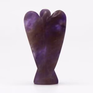 Angel de Piedras Preciosas Tallado a Mano - Amatista