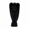 Ange en Pierre Précieuse Sculptée à la Main - Agate Noire