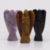 Ange en Pierre Précieuse Sculptée à la Main - Agate Noire – Image 5