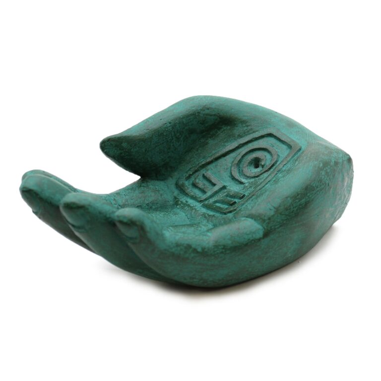 Hand-Incense-Burner-Earth-Protect-green
