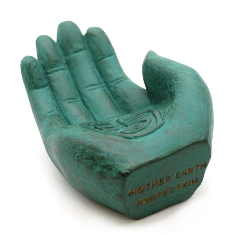 Hand-Incense-Burner-Earth-Protect-green