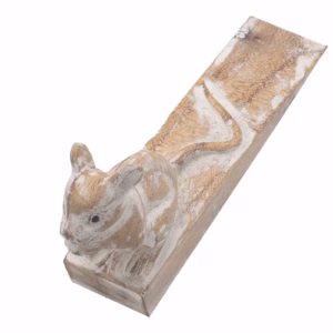 Håndskåret Dørstopper - Dormouse
