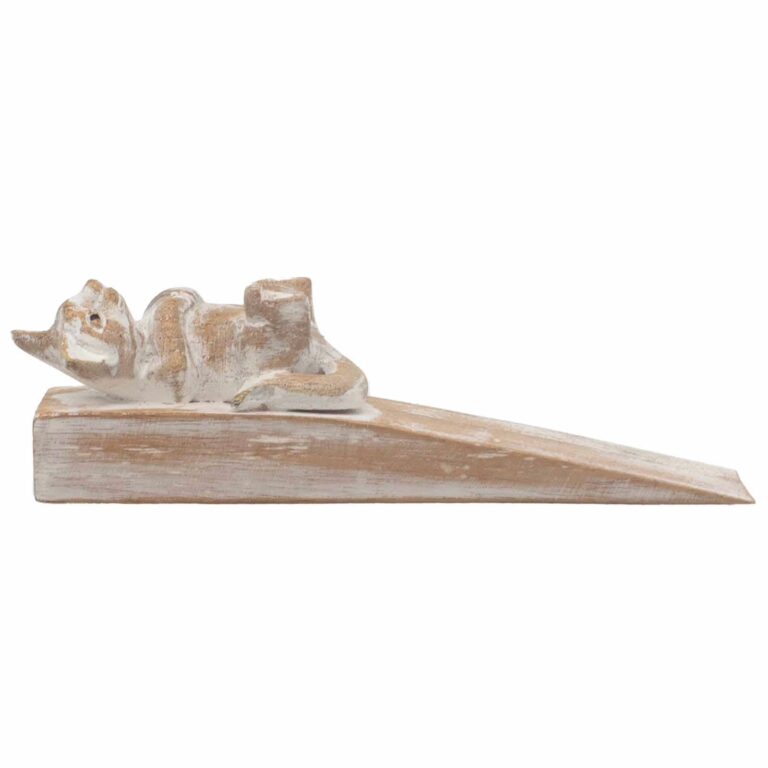 Hand-carved-Doorstop-Kitten