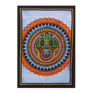 Arte de Pared de Algodón - Hamsa