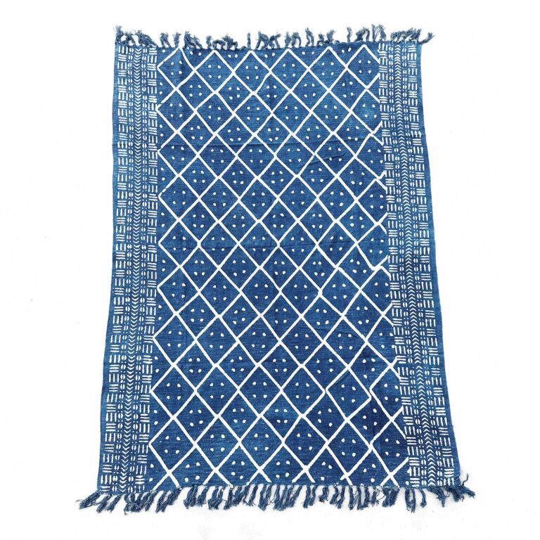 Handmade-Indigo-Throw-170x120cm-Midnight-Heerak