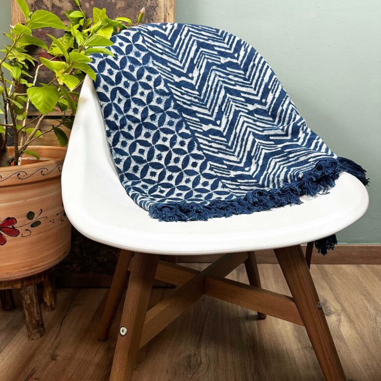 Handmade-Indigo-Throw-170x120cm-Namoona-Waves