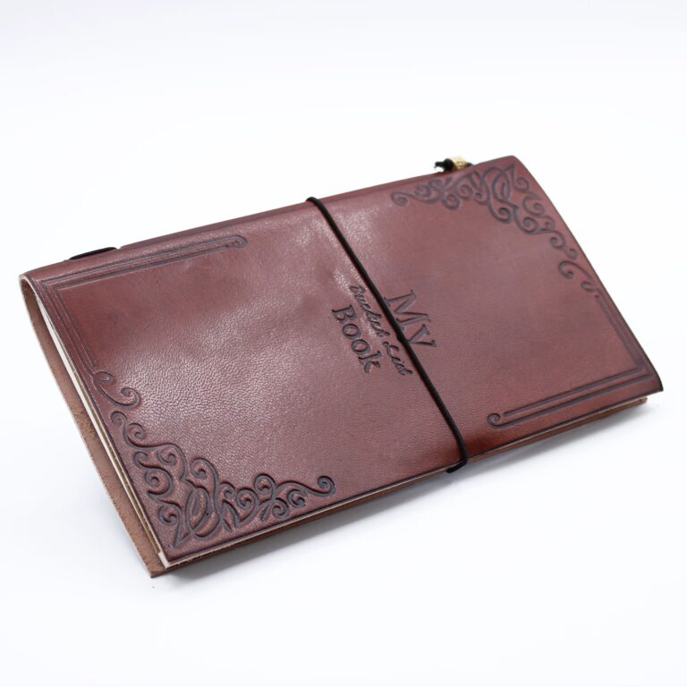 Handmade-Leather-Journal-My-Bucket-List-Book-Brown-80-pages