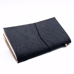 Carnet en Cuir - Mon Petit Livre Noir - Noir