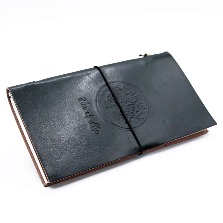Handmade-Leather-Journal-Tree-of-Life-Green-80-pages