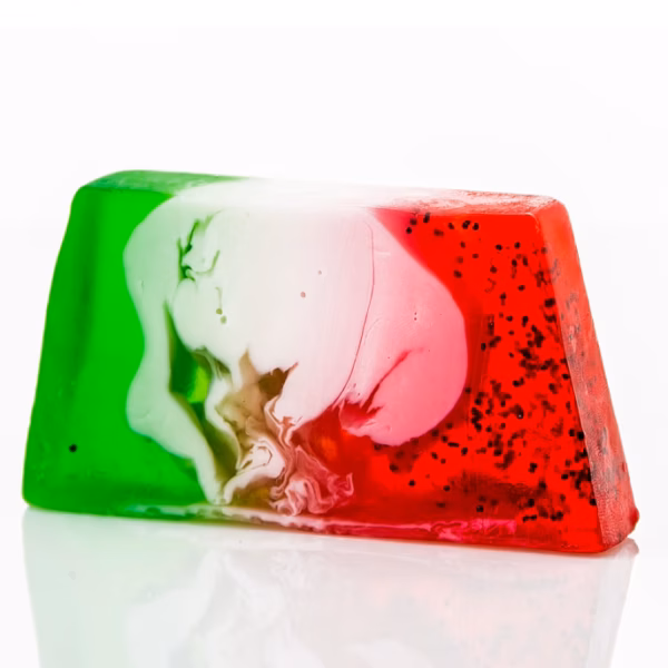 Handmade Seife Loaf - Watermelon - Slice Approx. 100g