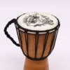 Handgefertigte Djembe-Trommel mit breiter Decke – 20 cm – Bild 3