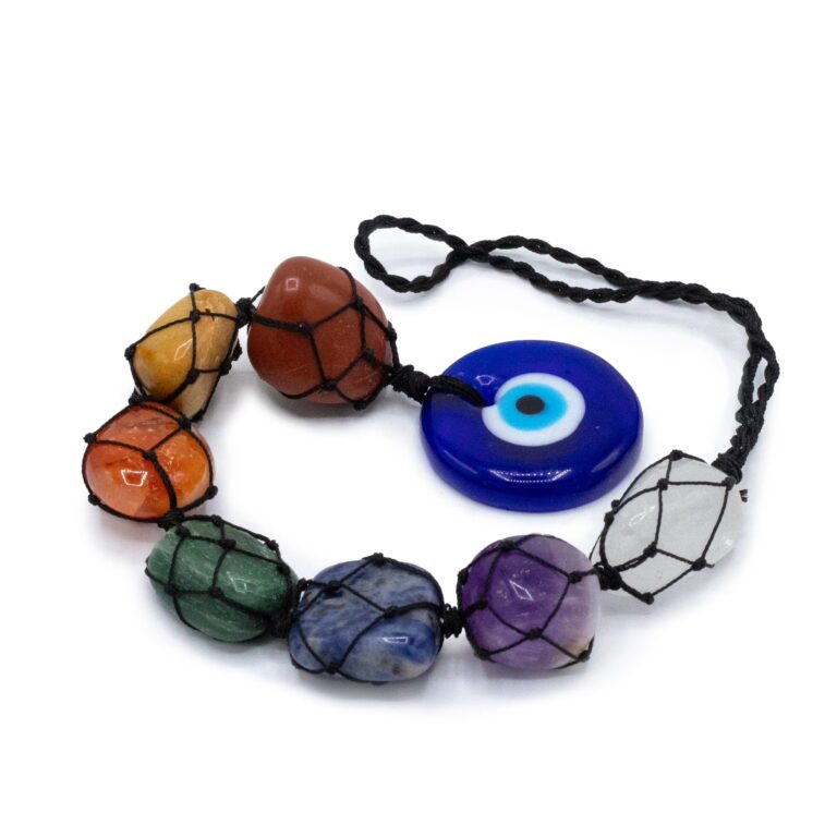 Hanging-Chakra-Stone-Pendant-Evil-Eye