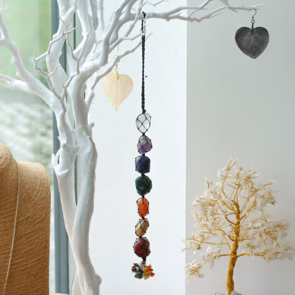Hengende Chakra Stone Anheng - Seven Chakra Chips - Bilde 2