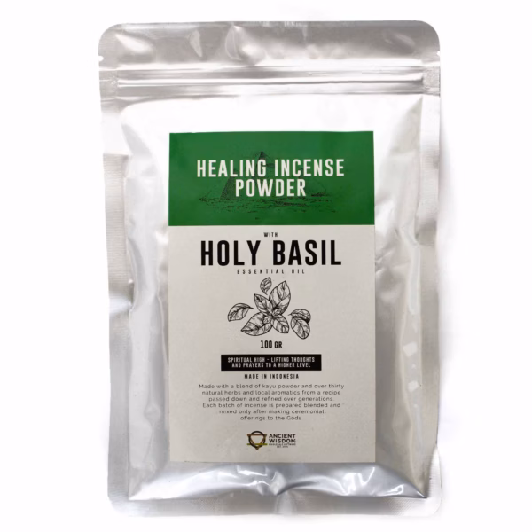 Healing Røkelsepulver - Hellig Basilikum 100Gm