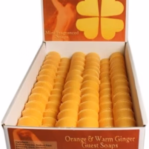 Heart Guest Soaps - Orange & Warm Ginger 10Pcs
