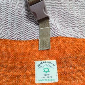 Hemp Trekking Rolling Backpack - Sunset Orange