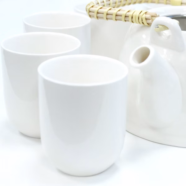 Set de Thé Traditionnel -  Blanc Classique – Image 2