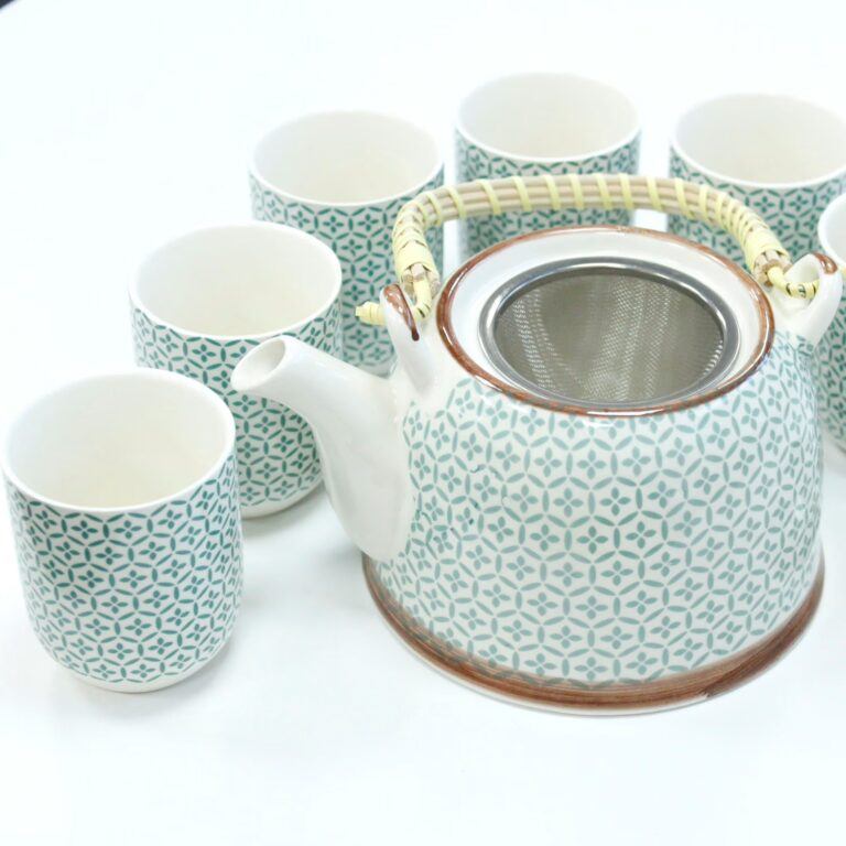 Herbal-Teapot-Set-Green-Mosaic