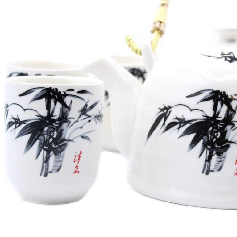 Herbal-Teapot-Set-White-Stone-Oriental
