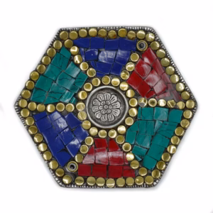 Hex Plate Tibetansk Dekorholder For Kjegler Og Pinner
