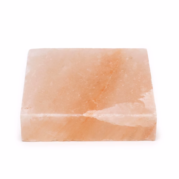 Himalayasalt Kokeplate - Firkantet - 20X20X5Cm