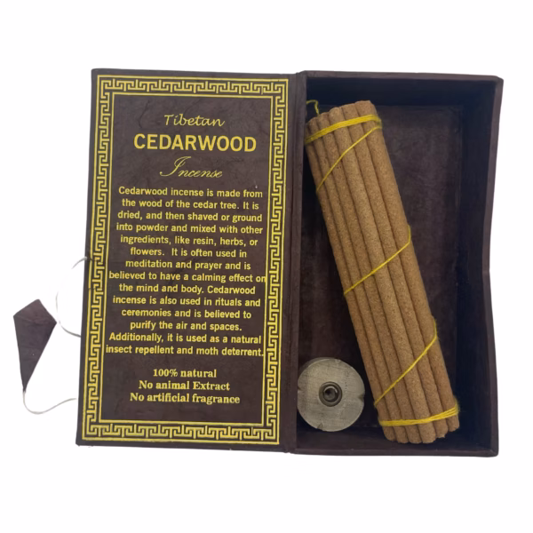 Himalaya Sughandit Dhoop Røkelse Gavesett - Cedertre - Bilde 4