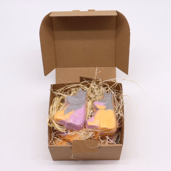 Hippo Bathbomb 85G - Citrus Crush - Image 3