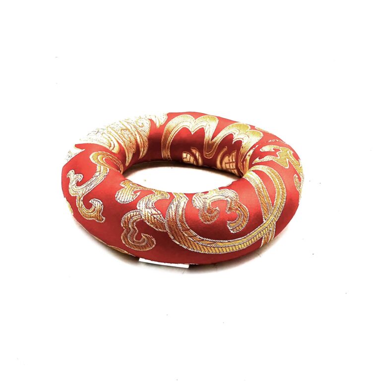 Hoop-Cushion-10cm-for-12-14cm-Singing-Bowl-Red