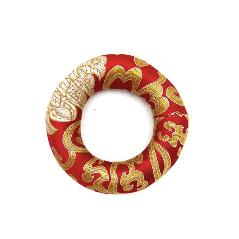 Hoop-Cushion-10cm-for-12-14cm-Singing-Bowl-Red