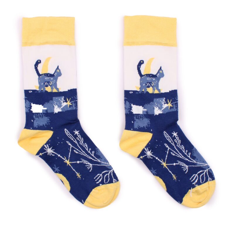 Hop-Hare-Bamboo-Socks-36-40-Midnight-Cat