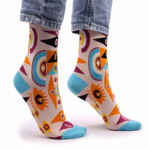 Hop Hare Bambussokker (36-40) - Psychedelic Evil Eye