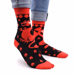 Hop Hare Bambussokker (36-40) - Red Dragons