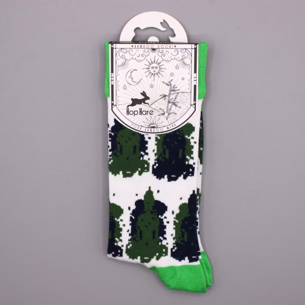 Hop Hare Bamboo Socks (41-46) - Bali Buddha - Image 2
