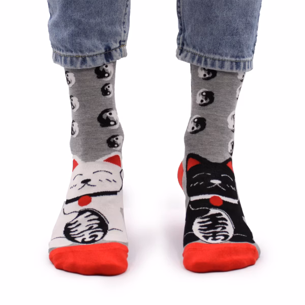 Hop Hare Bamboo Socks (41-46) - Lucky Cats  - Image 3