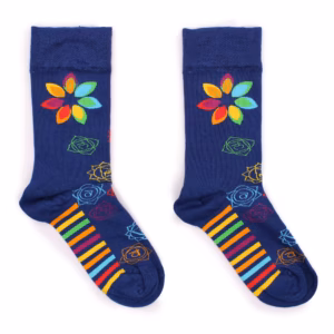 Hop Hare Bambussokker (41-46) - Rainbow Chakra