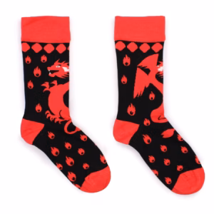 Hop Hare Bambussokker (41-46) - Red Dragons