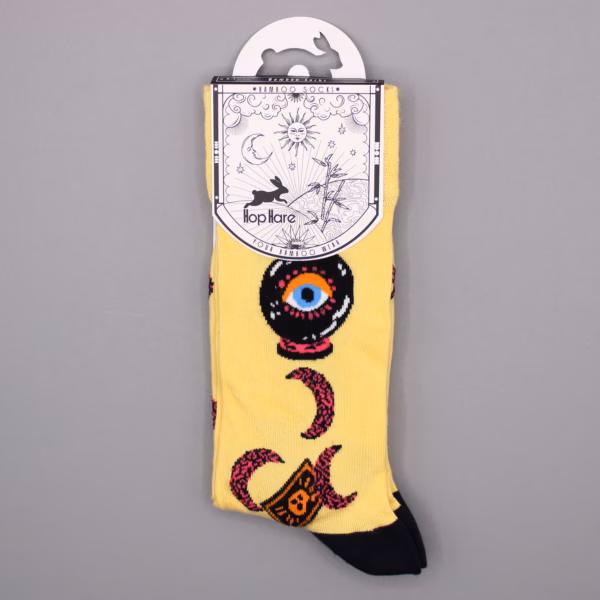 Hop Hare Bamboo Socks (41-46) - Tarot Cards - Image 2